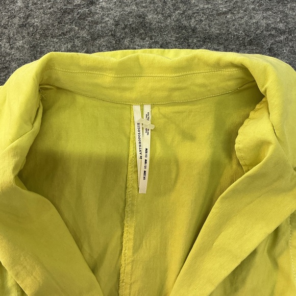 Anthropologie Plus Size CareerChartreuse Sleeveless Button Down Dress Size 18W - Picture 4 of 5